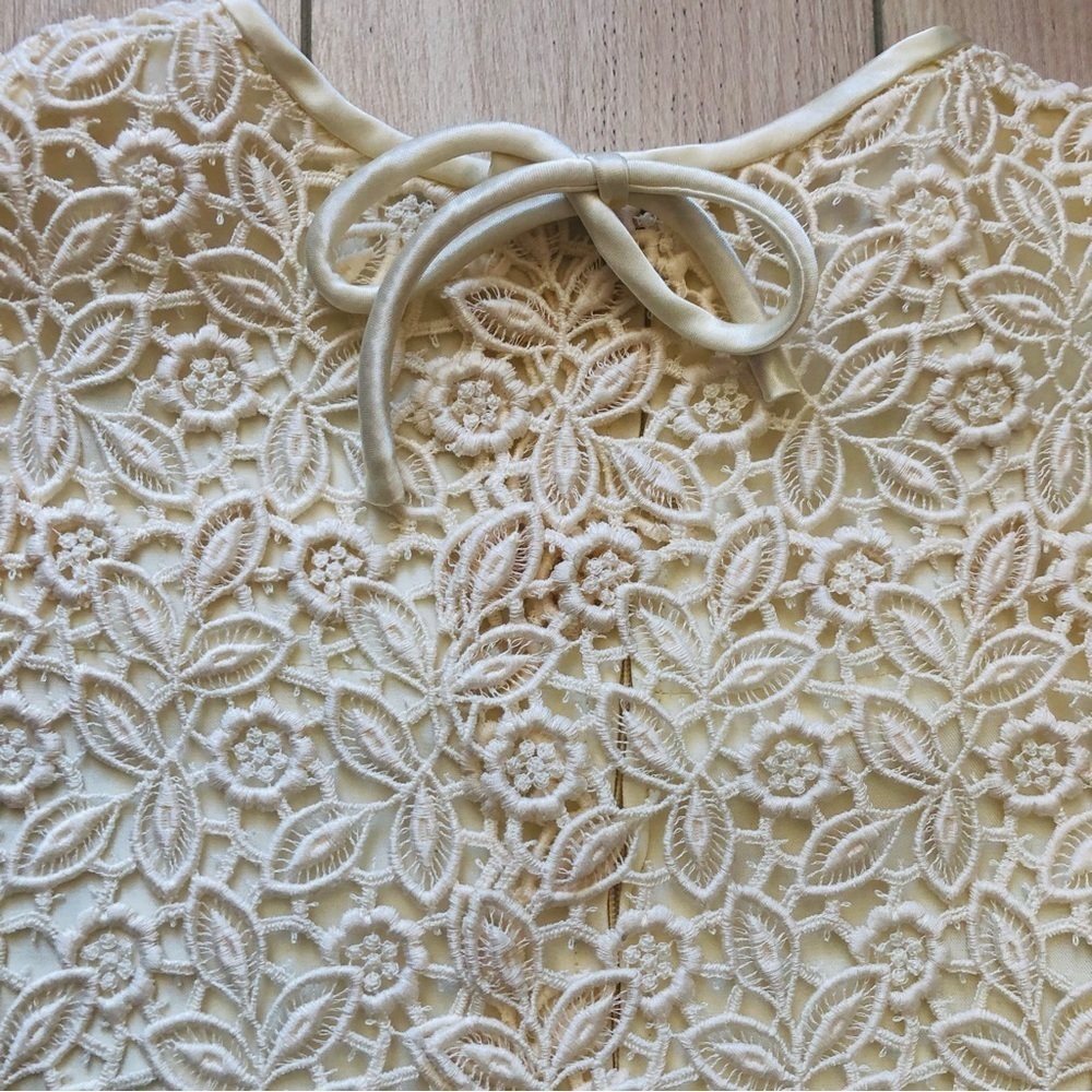 Handmade Ivory Lace Detailed Dress - Picture 6 of 13